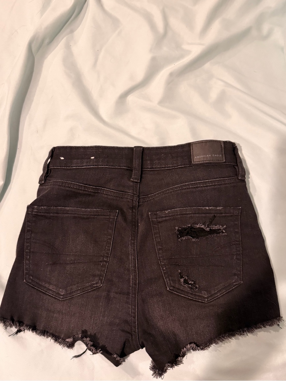 Black Jean shorts American eagle